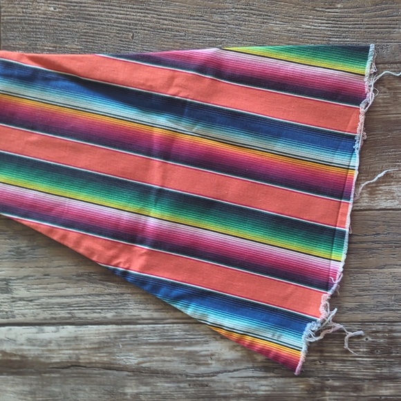 RANCH DRESS'N Fallon Taylor "Orange Serape" super flare cowgirl jeans sz 2 EUC - Picture 9 of 16